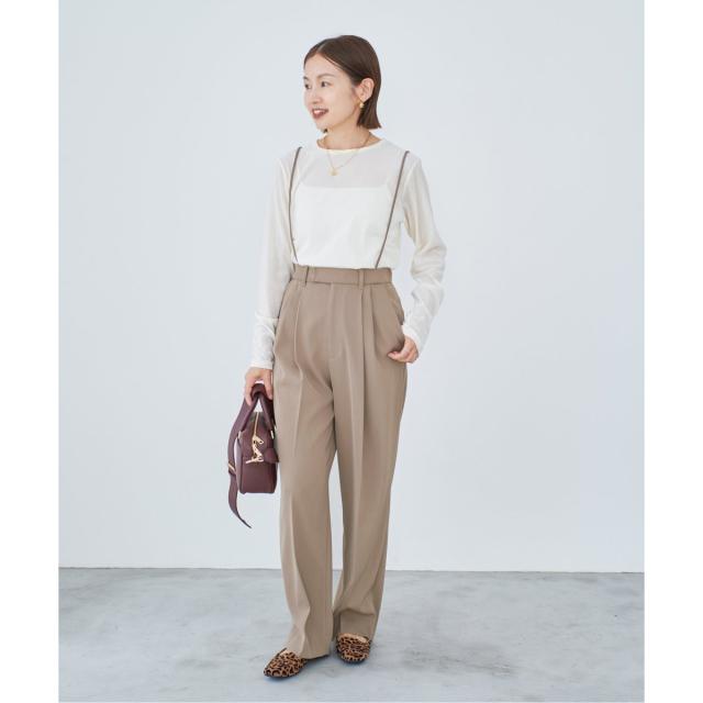 イエナ（IENA）/《追加2》サスペンダーツイルパンツ