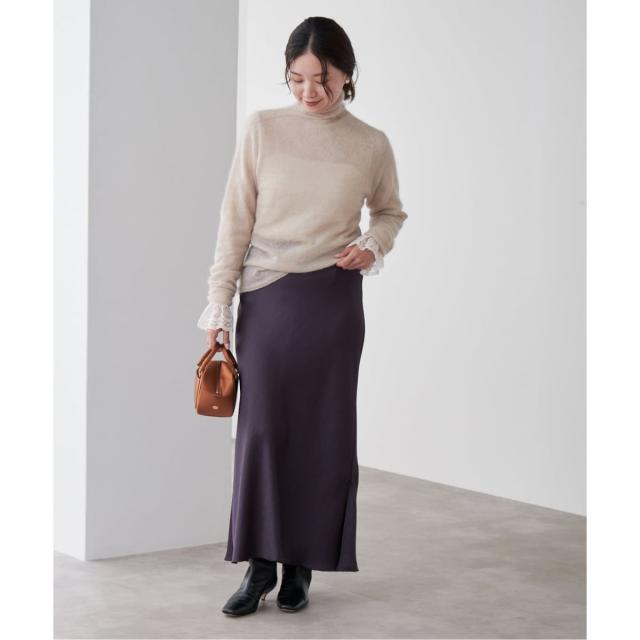 イエナ（IENA）/《追加10》ダブルサテンスカート