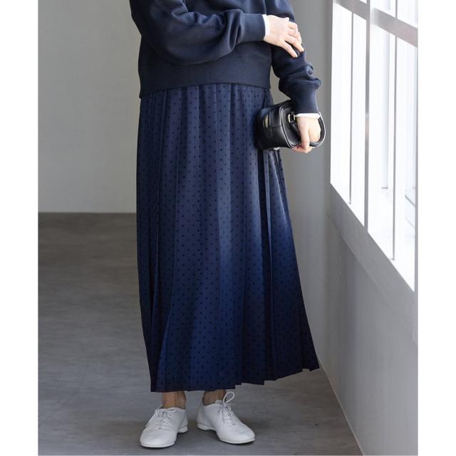イエナ（IENA）/フロッキードットプリーツスカートの通販は