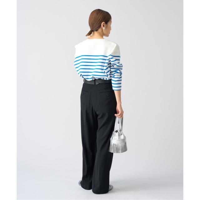 イエナ（IENA）/《追加2》TA/PL ジョーゼットタックワイドパンツ