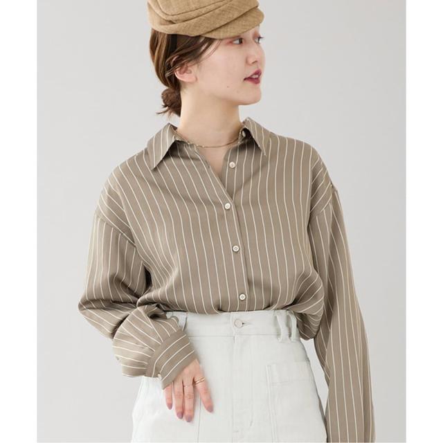 イエナ（IENA）/サテン ストライプ シャツの通販は 13,376円
