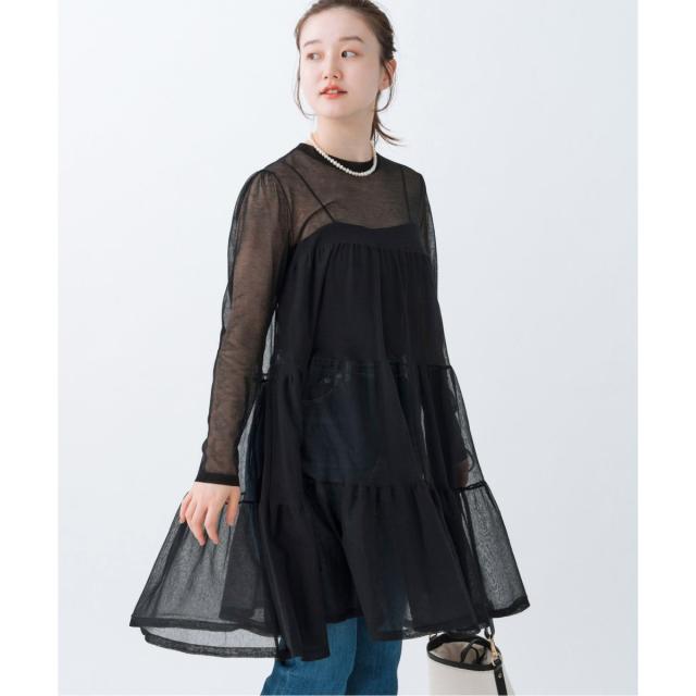 イエナ（IENA）/ティアードシアーミニワンピースの通販は