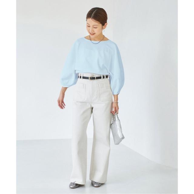 イエナ（IENA）/《WEB・一部店舗限定》コットンストレッチ