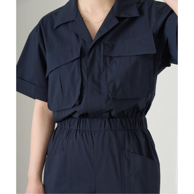 イエナライトタフタコンビネゾンネイビー36