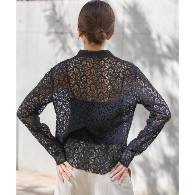 イエナ　ラッセルレースシャツ IENA（イエナ）の「ラッセルレースシャツ（シャツ/ブラウス