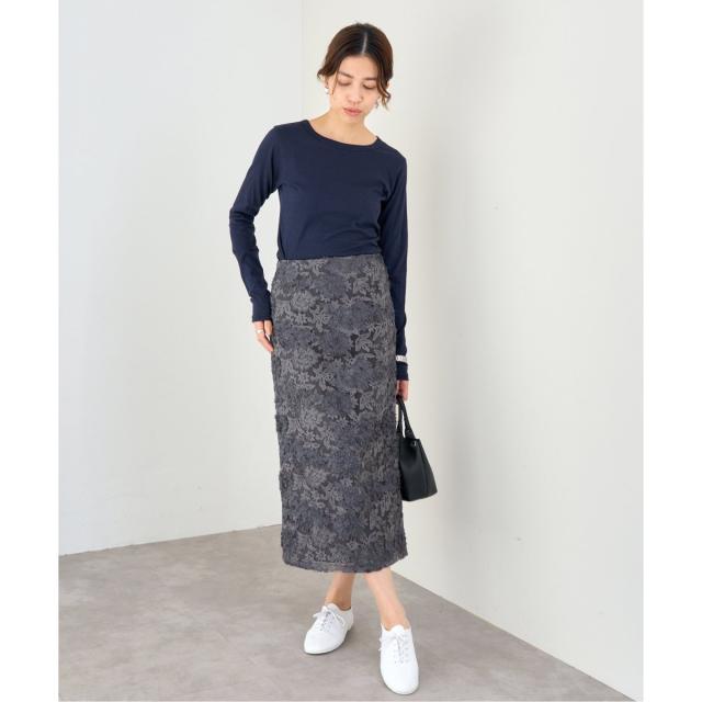 イエナ（IENA）/《追加》シアーフラワーレーススカートの通販は