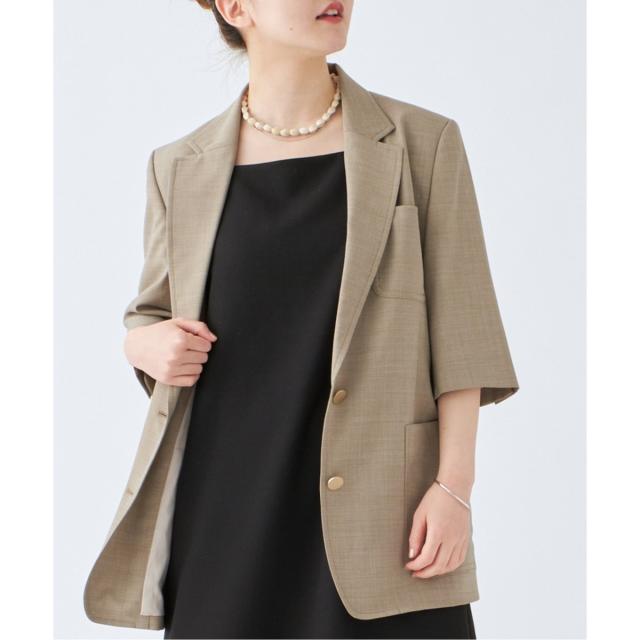 IENA VBCトロピカルショートスリーブジャケット イエナ（IENA）/VBCトロピカルショートスリーブジャケット