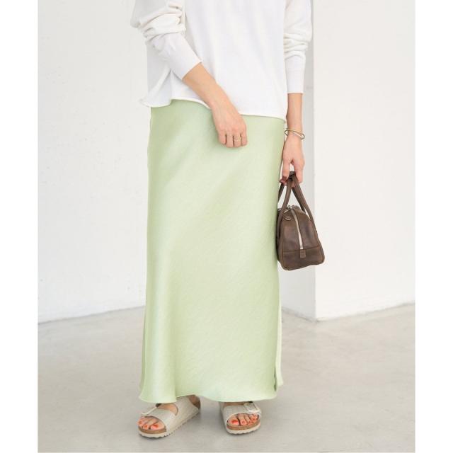 イエナ（IENA）/《追加11》ダブルサテンスカート
