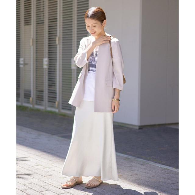 イエナ（IENA）/《追加11》ダブルサテンスカート