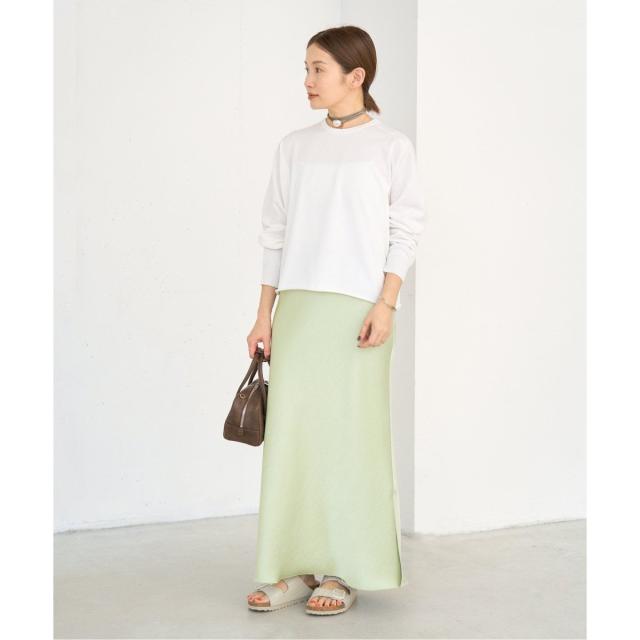 イエナ（IENA）/《追加11》ダブルサテンスカート