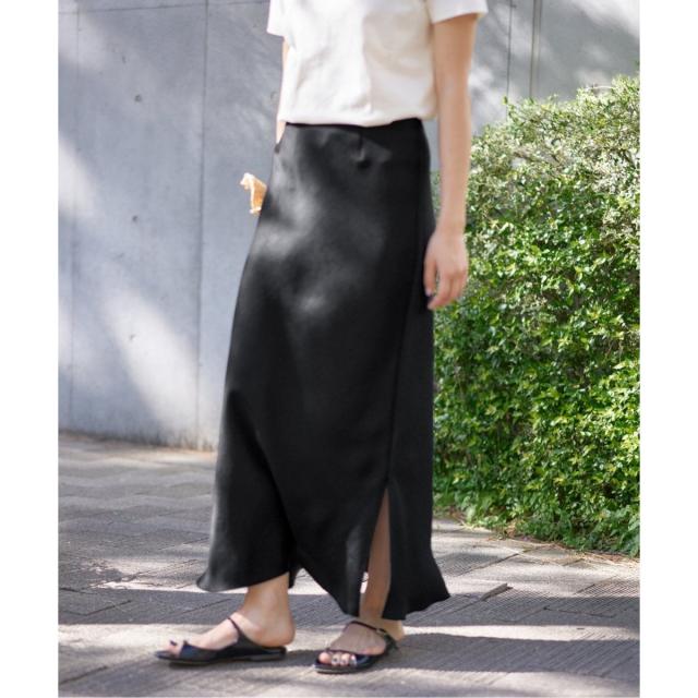 イエナ（IENA）/《追加11》ダブルサテンスカート