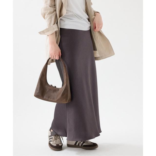 イエナ（IENA）/《WEB・一部店舗限定 追加12》ダブルサテンスカート