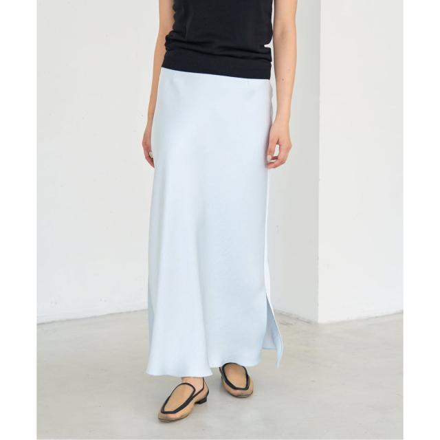 イエナ（IENA）/《WEB・一部店舗限定 追加12》ダブルサテンスカート