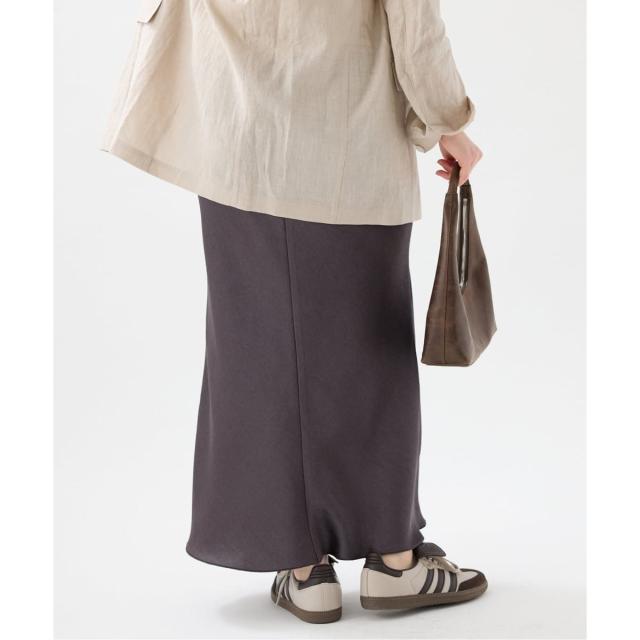 イエナ（IENA）/《WEB・一部店舗限定 追加12》ダブルサテンスカート