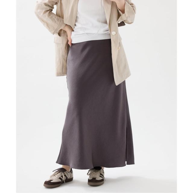 イエナ（IENA）/《WEB・一部店舗限定 追加12》ダブルサテンスカート