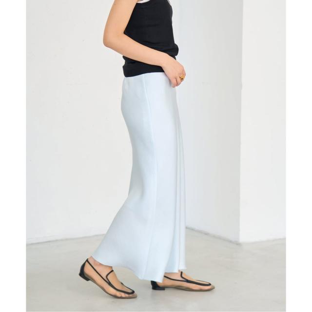 イエナ（IENA）/《WEB・一部店舗限定 追加12》ダブルサテンスカート