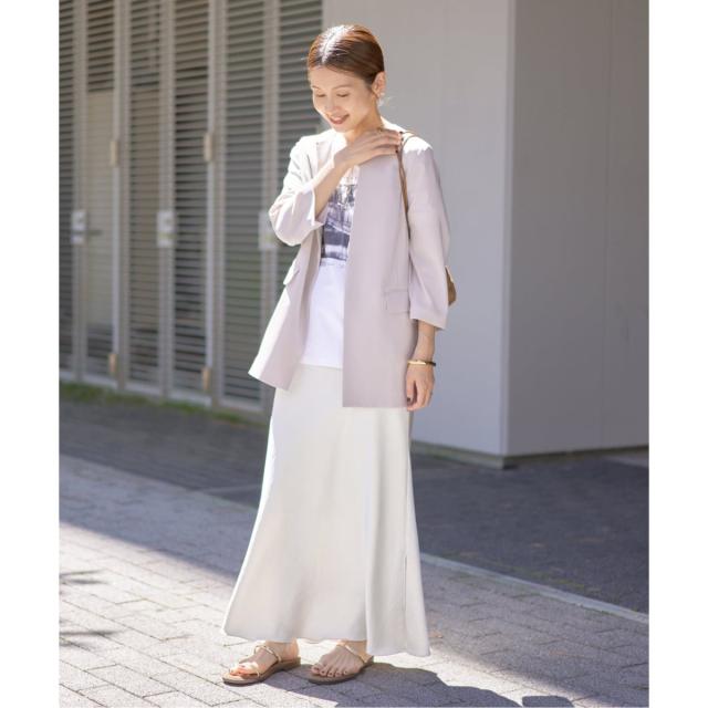 イエナ（IENA）/《追加13》ダブルサテンスカート