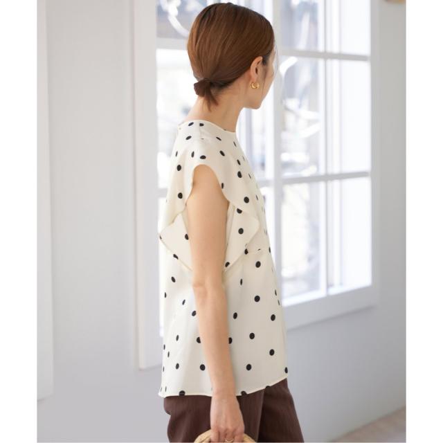 IENA 人気完売品　IENA イエナ　ボウタイブラウス　ドット×ストライプ 人気完売品 IENA イエナ ボウタイブラウス ドット×ストライプ