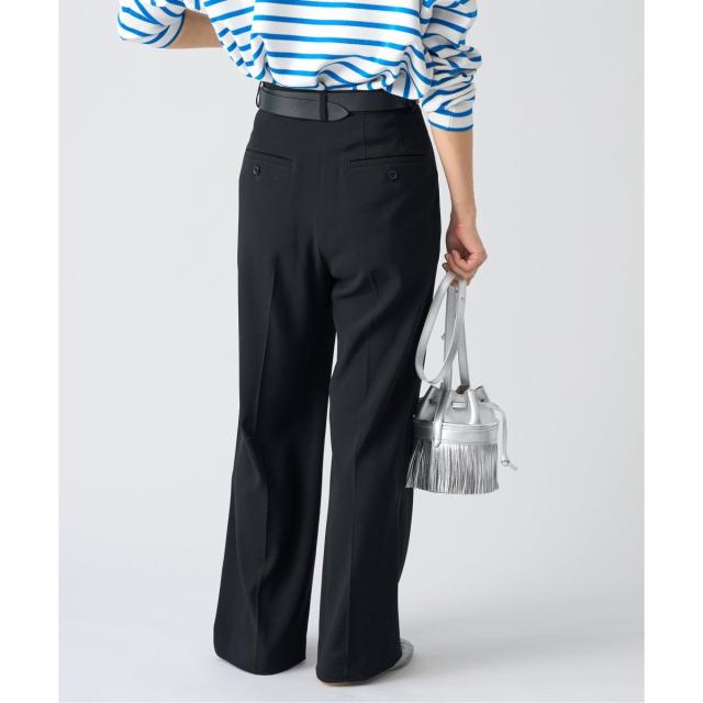 イエナ（IENA）/《追加2》TA/PL ジョーゼットタックワイドパンツ