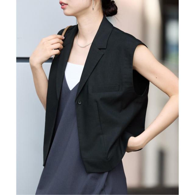 イエナ（IENA）/ラペルドショートジレ IENA ラペルドショートジレ