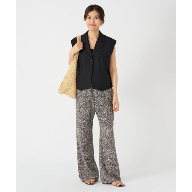 【イエナ】ラペルドショートジレ　ブラック新品 イエナ】ラペルドショートジレ ブラック新品 イエナ IENA ラペル