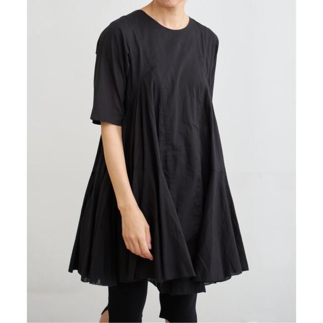イエナ（IENA）/《追加》AAYUSHI/アユーシ ボリュームフレアハーフスリーブワンピース