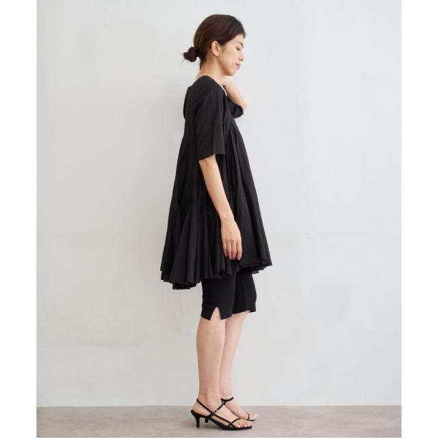 イエナ（IENA）/《追加》AAYUSHI/アユーシ ボリュームフレアハーフスリーブワンピース
