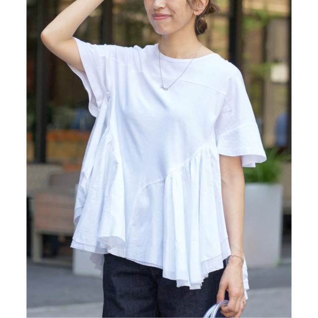 イエナ（IENA）/《追加》AAYUSHI/アユーシ ロングティアードフリルテールトップス