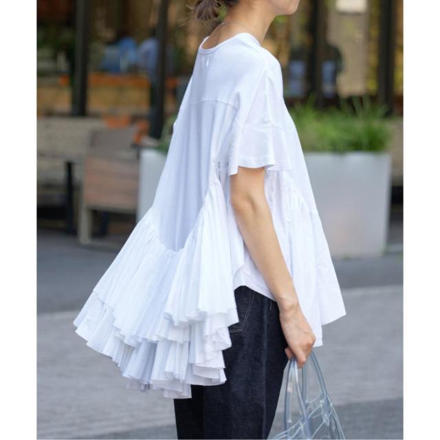 イエナ（IENA）/《追加》AAYUSHI/アユーシ ロングティアードフリルテールトップス