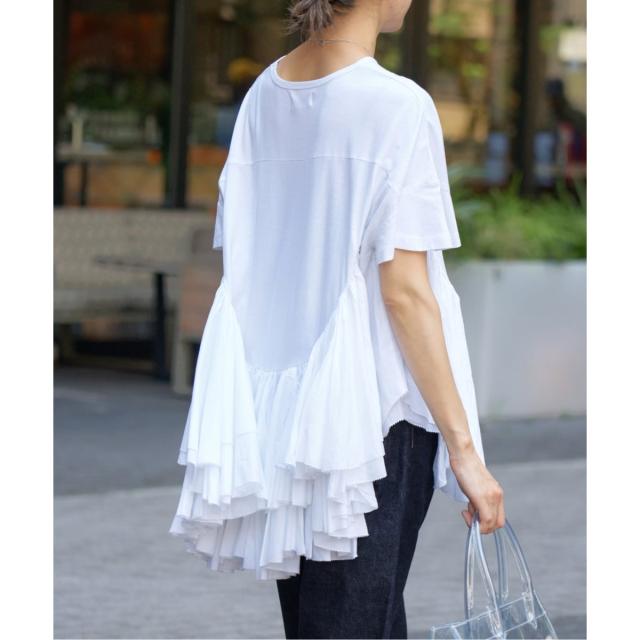 イエナ（IENA）/《追加》AAYUSHI/アユーシ ロングティアードフリルテールトップス