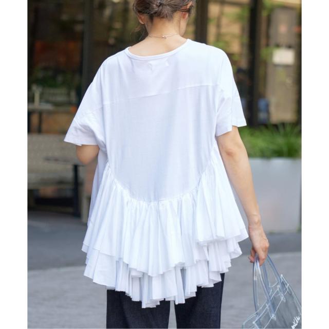 イエナ（IENA）/《追加》AAYUSHI/アユーシ ロングティアードフリルテールトップス