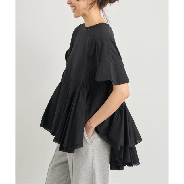 イエナ（IENA）/《追加》AAYUSHI/アユーシ ロングティアードフリルテールトップス