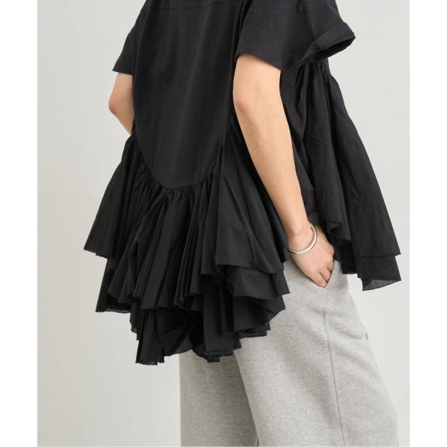 イエナ（IENA）/《追加》AAYUSHI/アユーシ ロングティアードフリルテールトップス