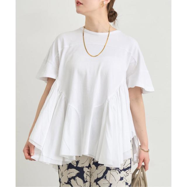 イエナ（IENA）/《追加》AAYUSHI/アユーシ ロングティアードフリルテールトップス