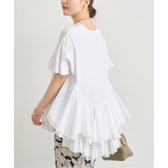 イエナ（IENA）/《追加》AAYUSHI/アユーシ ロングティアードフリルテールトップス