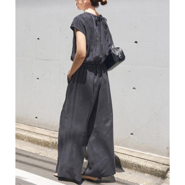 イエナ（IENA）/《追加2》キュプラギャザーネックオールインワン