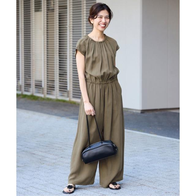 イエナ（IENA）/《追加2》キュプラギャザーネックオールインワン