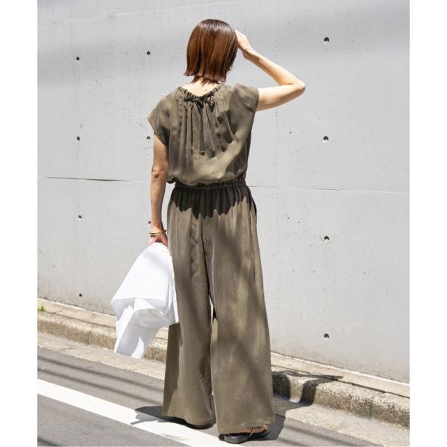 イエナ（IENA）/《追加2》キュプラギャザーネックオールインワン