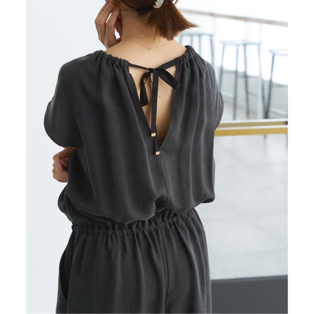 イエナ（IENA）/《追加2》キュプラギャザーネックオールインワン