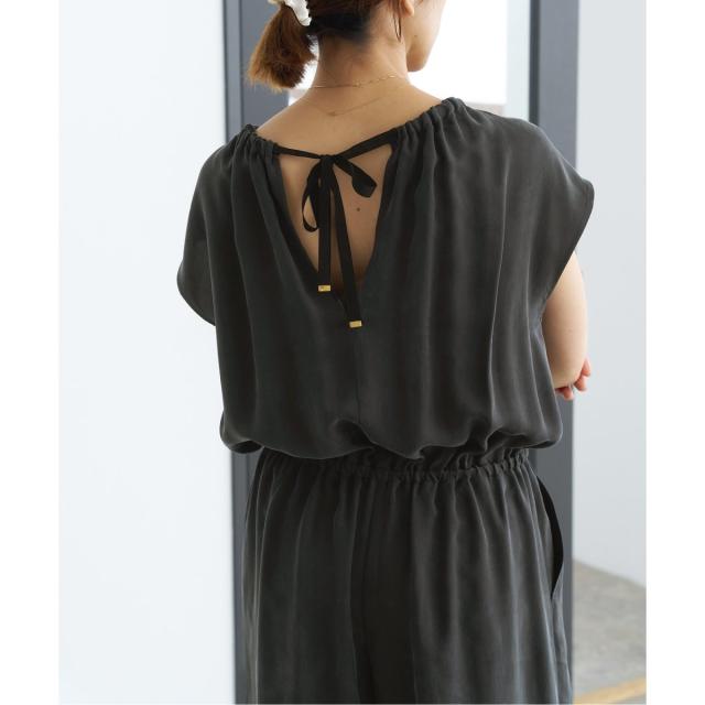 イエナ（IENA）/《追加2》キュプラギャザーネックオールインワン