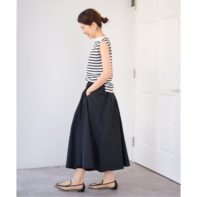 イエナ（IENA）/《追加》SEATTLE 度詰め ボーダー ノースリーブ