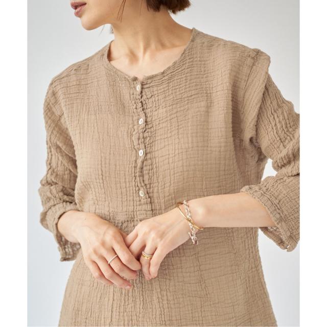 イエナ（IENA）/LES ATELIERS FRANCAIS DE CONFECTION ヘンリーネックトップス