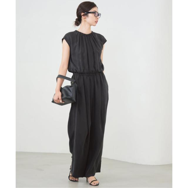 イエナ（IENA）/《追加3》キュプラギャザーネックオールインワン