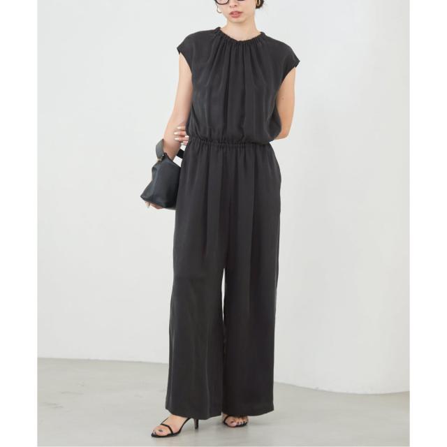 イエナ（IENA）/《追加3》キュプラギャザーネックオールインワン