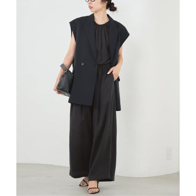 IENA キュプラギャザーネックオールインワン IENA (イエナ