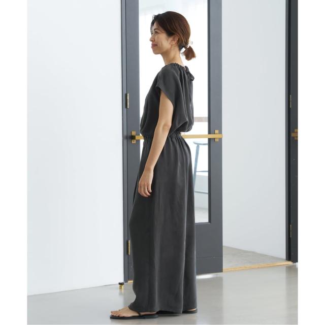 イエナ（IENA）/《追加3》キュプラギャザーネックオールインワン