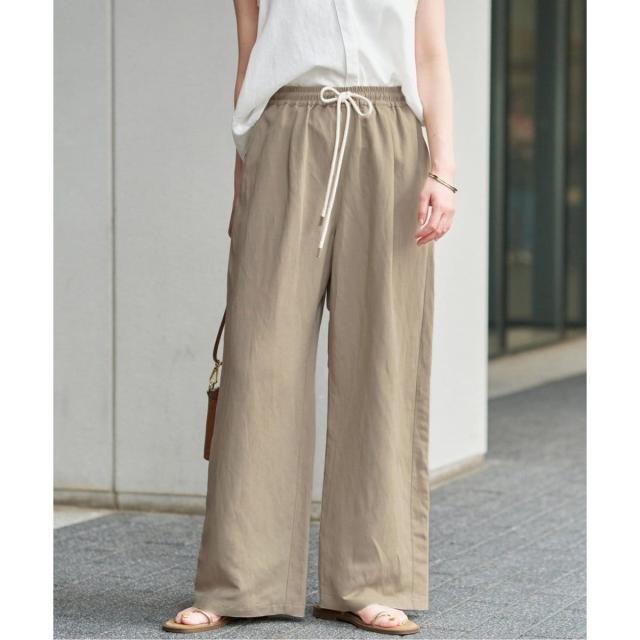 イエナ（IENA）/リネンレーヨンイージーパンツ