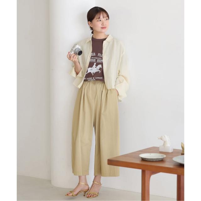 イエナ（IENA）/《追加2》ラミーリヨセルショートシャツ