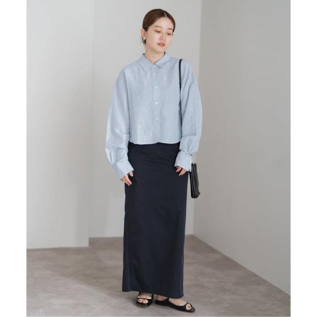 イエナ（IENA）/《追加2》ラミーリヨセルショートシャツ