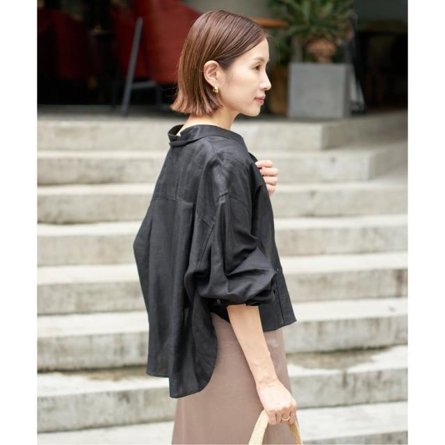 イエナ（IENA）/《追加2》ラミーリヨセルショートシャツ